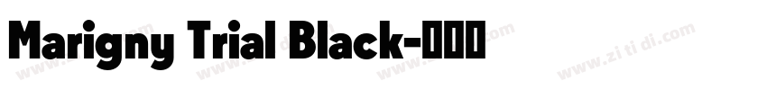 Marigny Trial Black字体转换